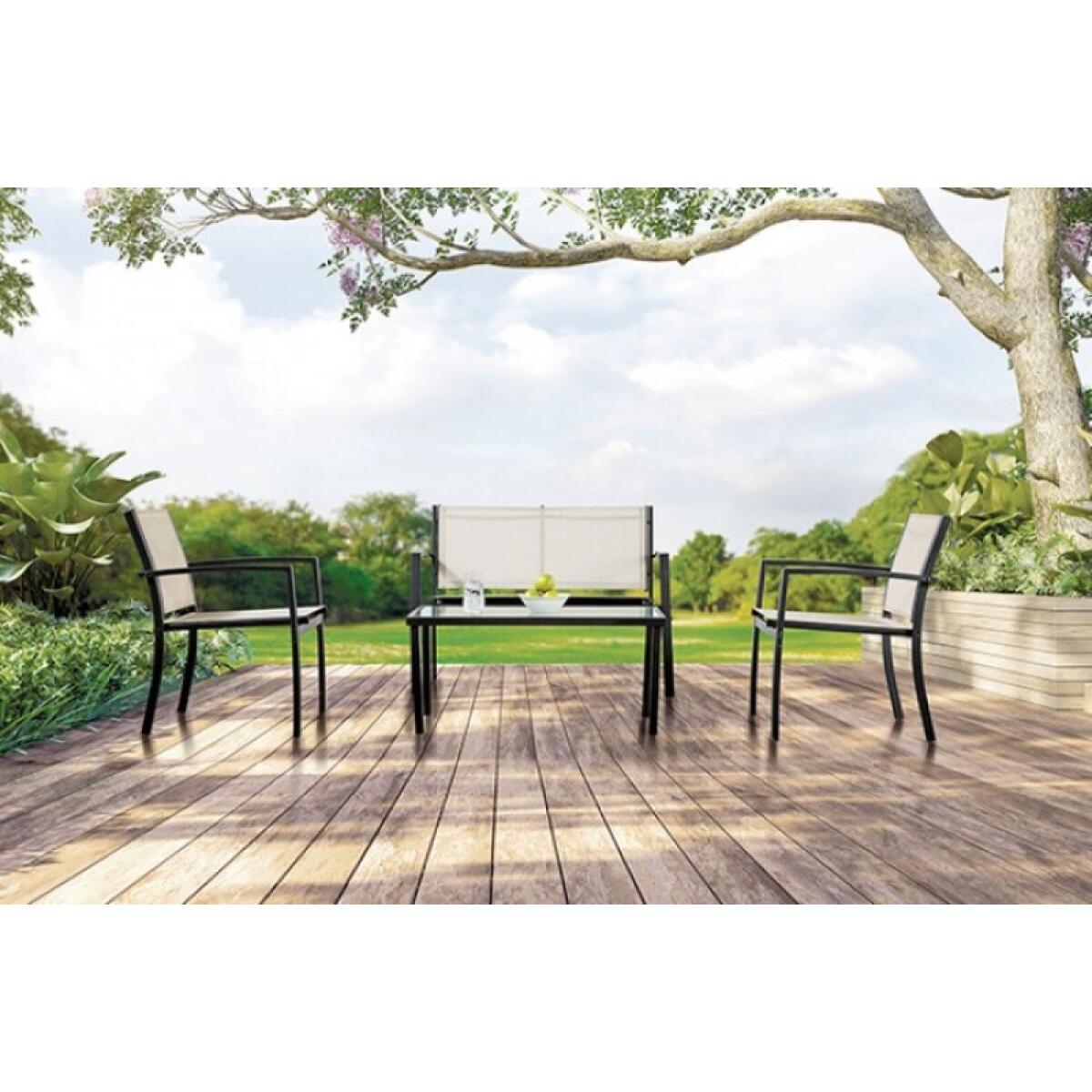 Ibiza 4 Pc. Sling Set K/D Outdoor Sets Black 5