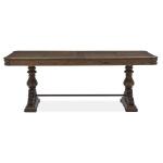 Durango Trestle Dining Table Dining Tables Brown 2