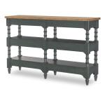 Turned Leg Console Storage Table 4 Drw - Image 3