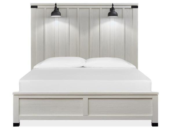 Harper Springs Wood Queen Panel Bed Footboard SU Bed Parts Bed Parts