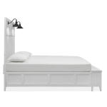 Heron B4400-69B Complete King Lamp Panel Storage Bed - Image 6