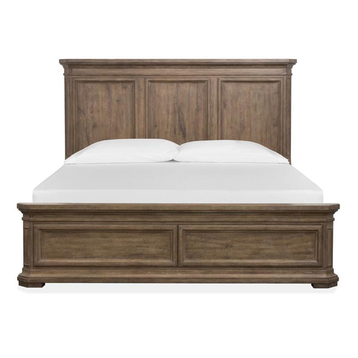Adler Court Wood King Panel Bed Headboard KD Bed Parts Bed Parts 4