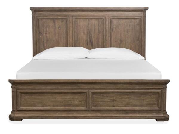 Adler Court Wood King Panel Bed Headboard KD Bed Parts Bed Parts 5