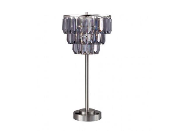 Meg Table Lamp Lighting Black/Chrome