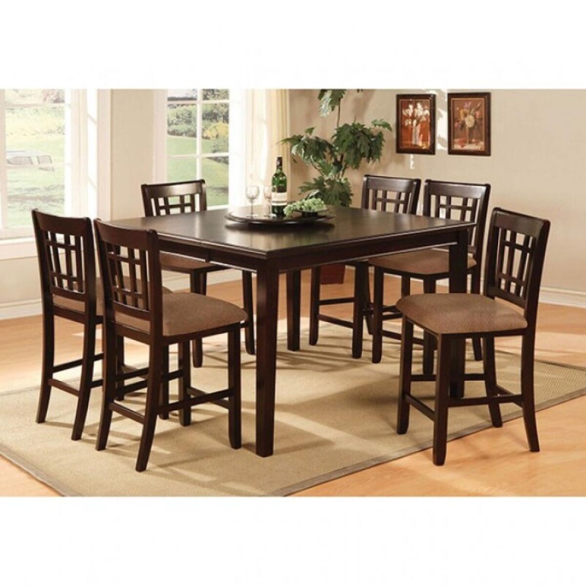 Central Park Square Counter Ht. Table Dining Tables Brown 5