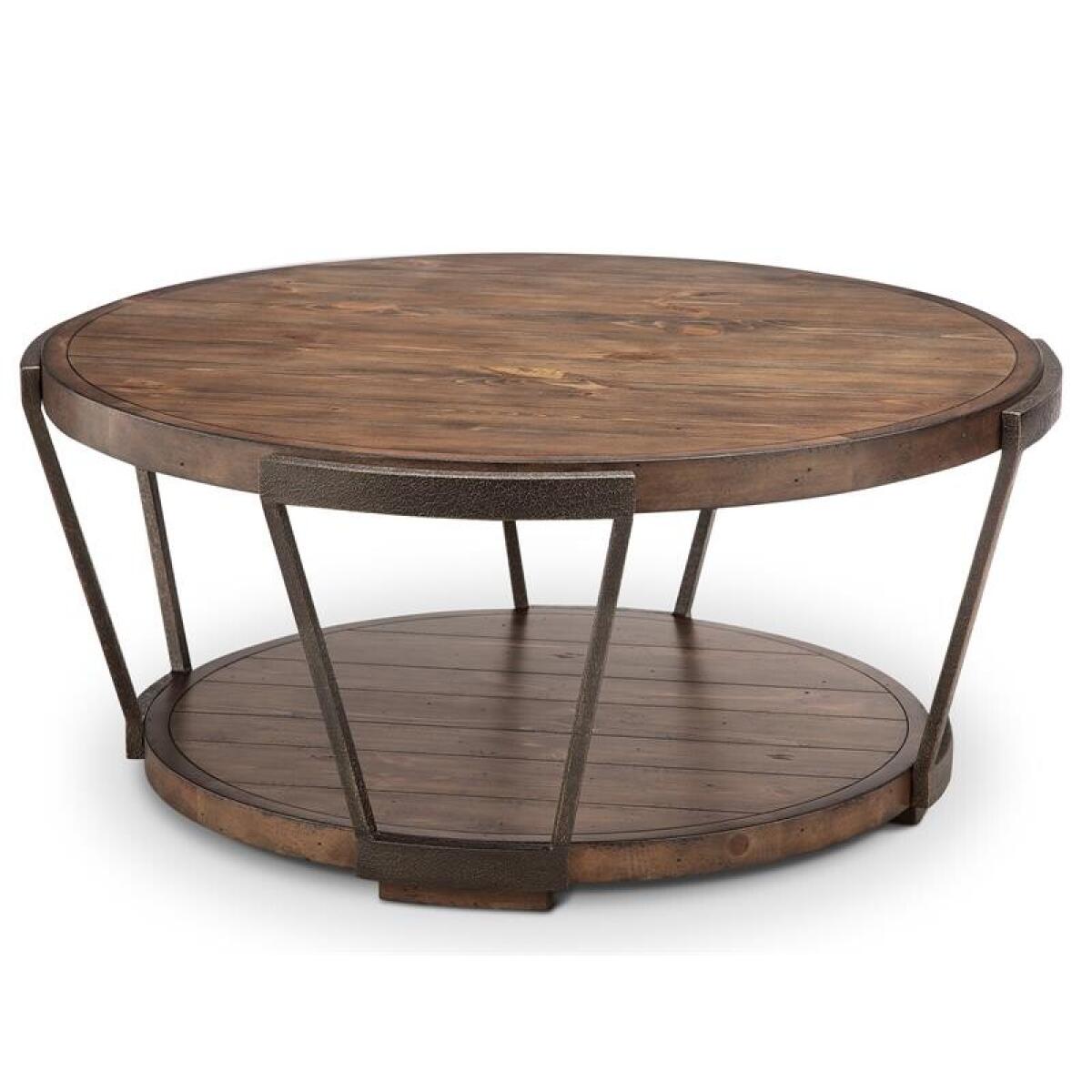 2f56225b1b84b64eea4cf2c9cc54de76 Round Cocktail Table (w/ Casters) - Image 1