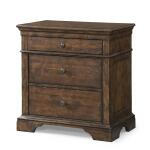 Nightstand 3 Drawer Nightstands Brown 8