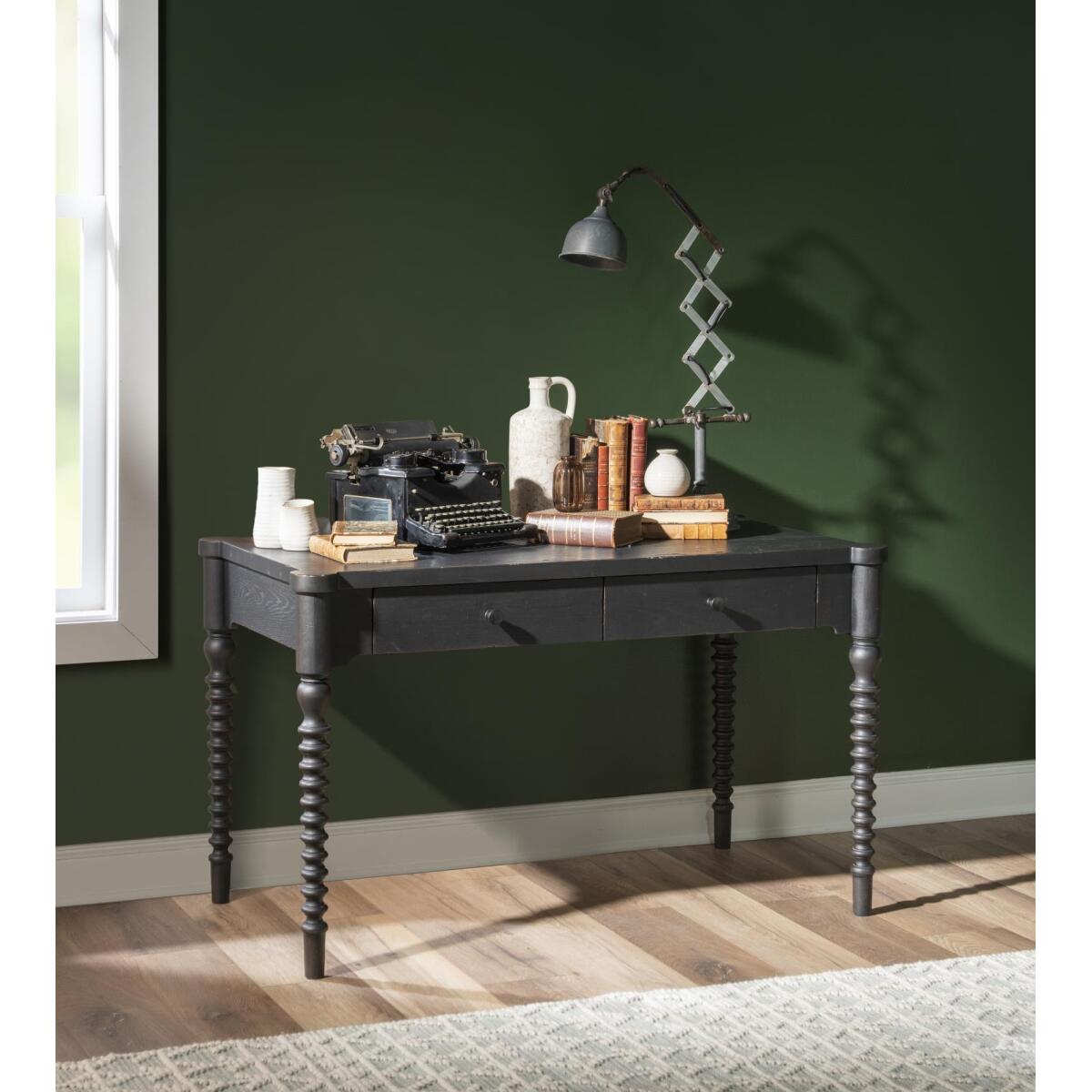 Turned Bobbin Leg Writing Desk - Image 4