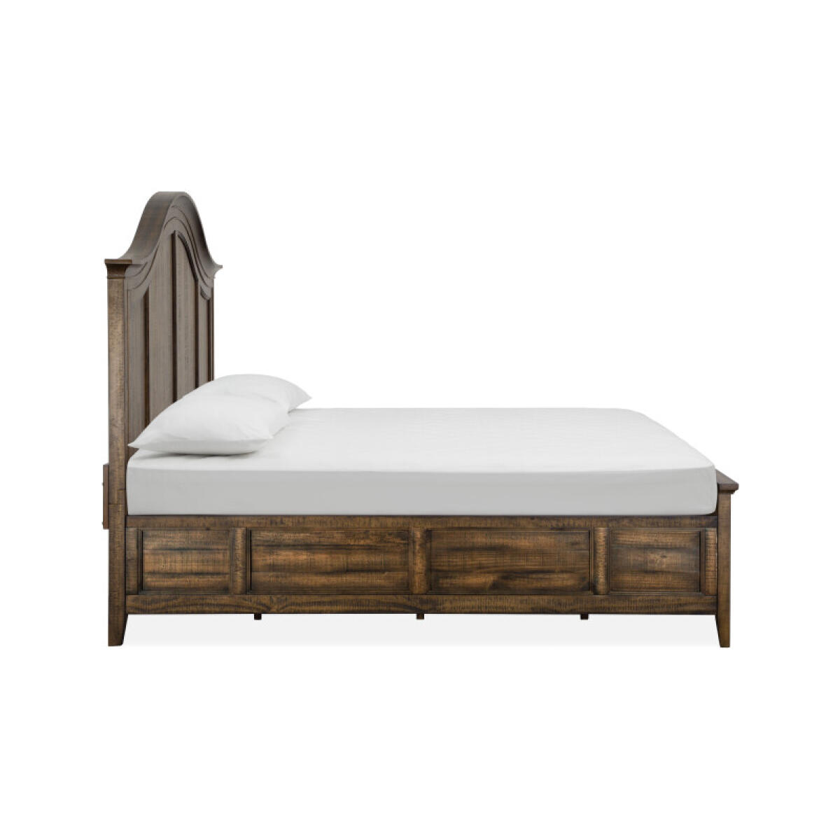 Complete King Arched Bed with Regular Rails Beds Beds 7