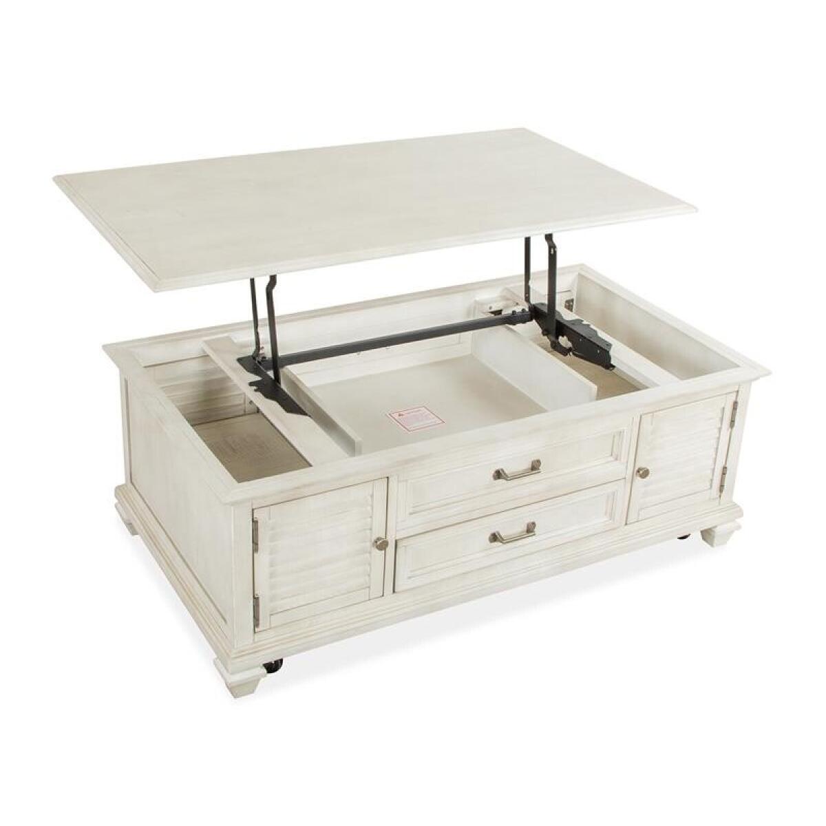 Newport Lift Top Storage Cocktail Table w/Casters - Image 9