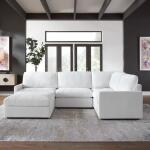 Refuge Sofa, Armless, Arctic White - Image 4