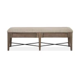 Paxton Place Bench w/Upholstered Seat