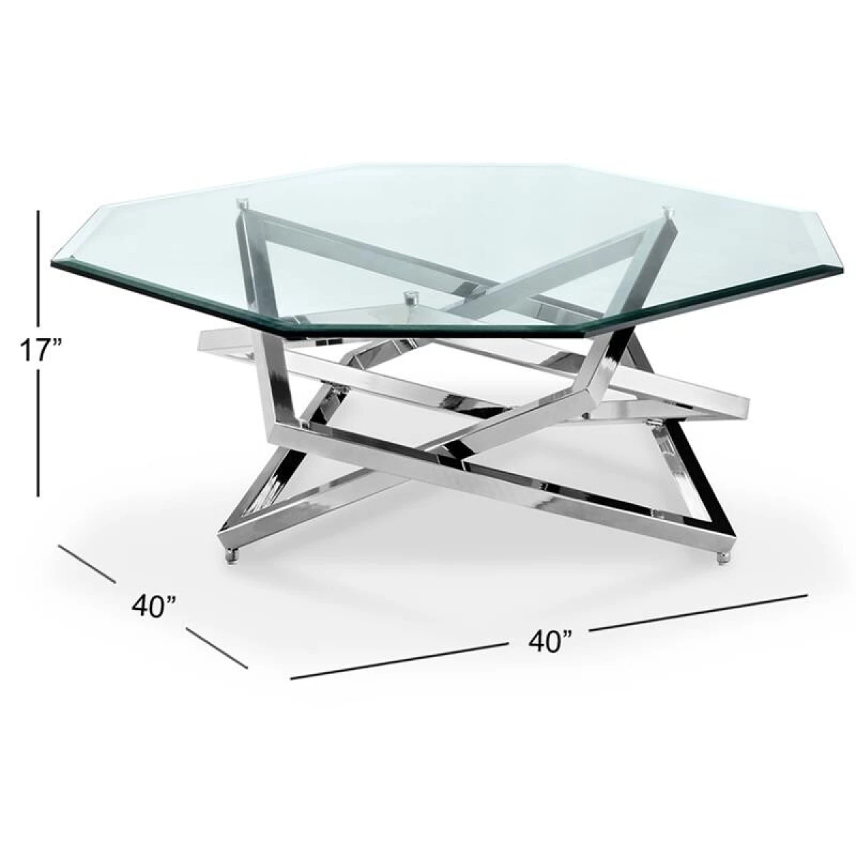 Lenox T3790-49 Octoganal cocktail Table - Image 2