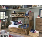 0832 Summer Camp LK Drawer Chest Brown Finish - Image 3