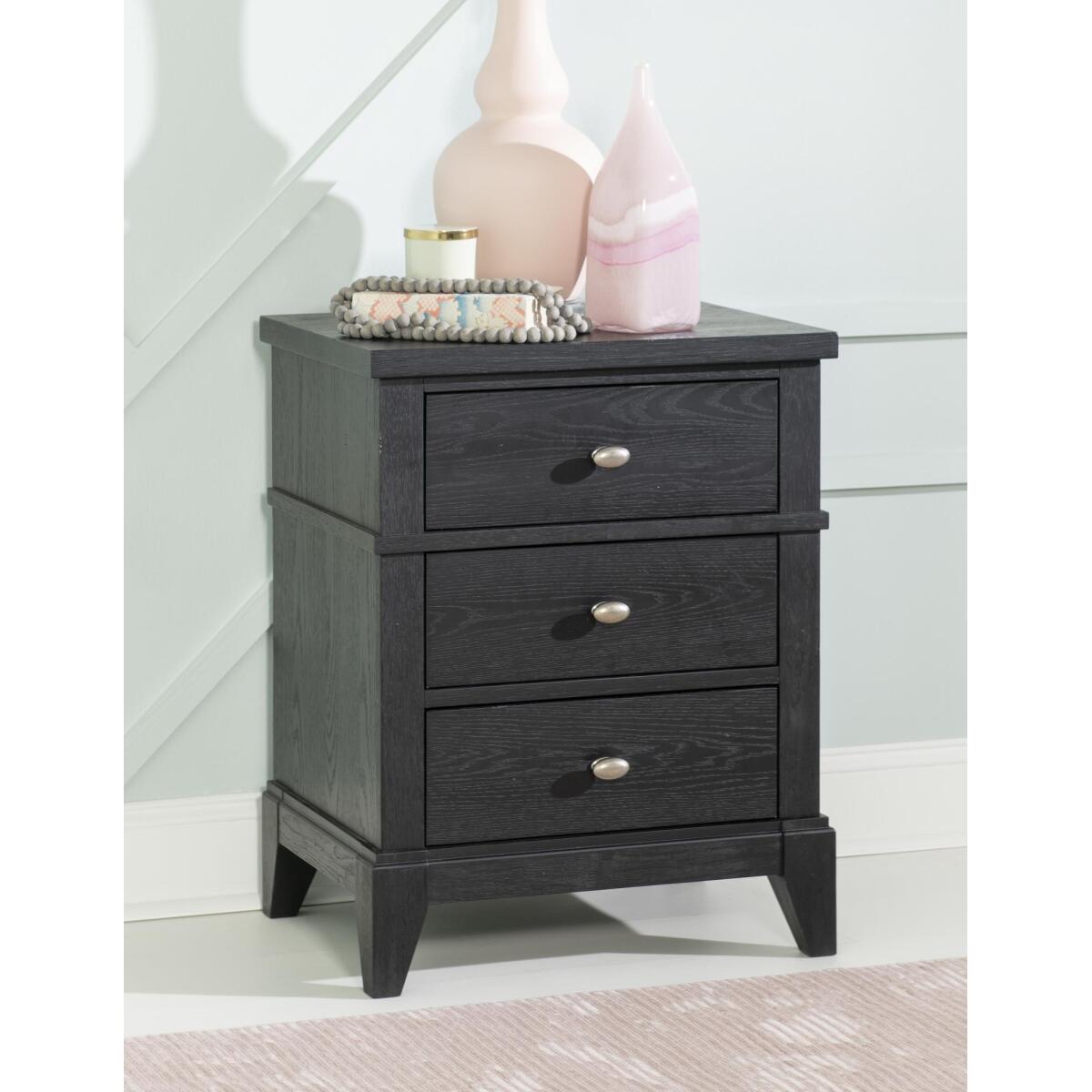 Nightstand Blacksmith Youth Nightstands Black 5