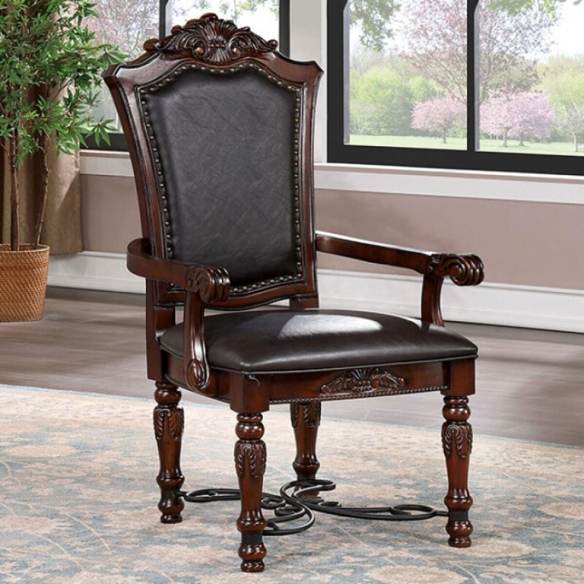 Picardy Arm Chair (2/Box) Chairs & Benches Brown 4