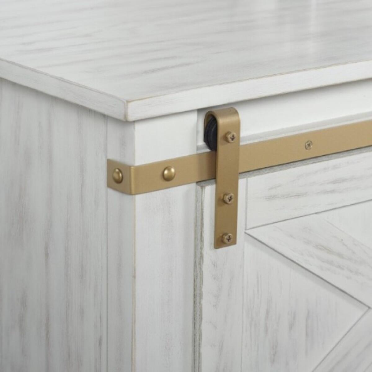 Bacerra Coffee Table Cocktail & Coffee Tables Antique White/Gold 8