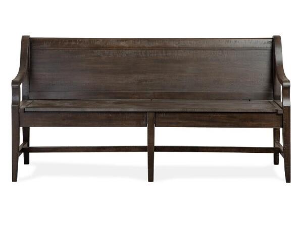 Westley Falls Bench w/Back Chairs & Benches Brown