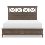 Complete Panel Bed W Storage Footboard King 6/6 - Image 3