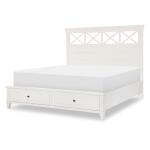 Complete Panel Bed W Storage Footboard King 6/6