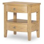 Open Ns 2 Drw Natural Hickory Youth Nightstands Brown 7