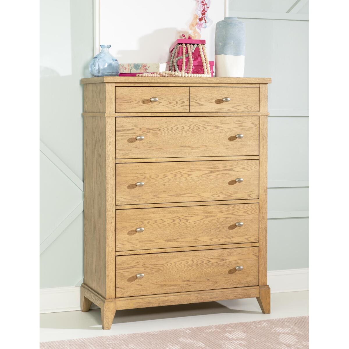 Drawer Chest Natural Hickory - Image 3