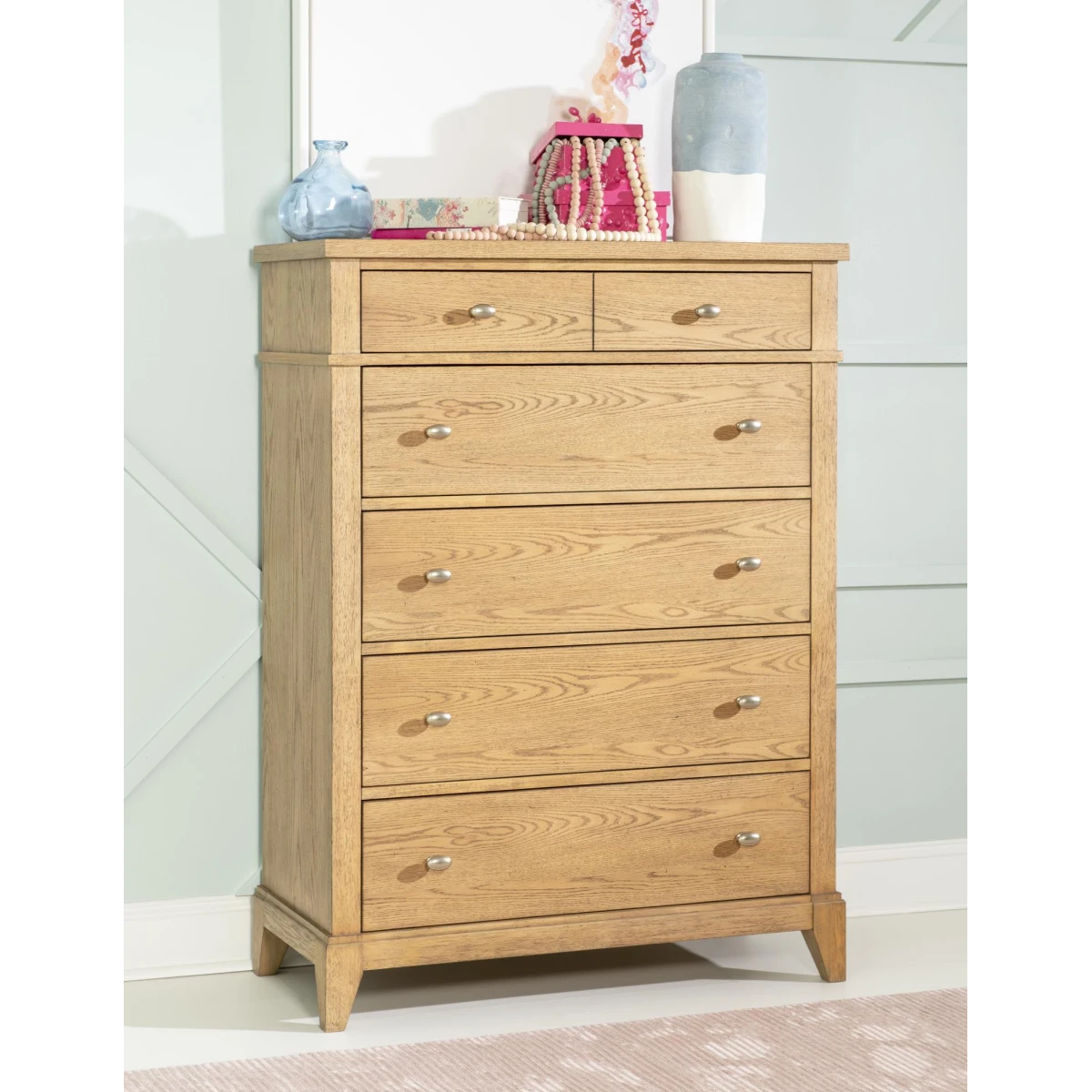 TY4950 Today's Traditions LK Drawer Chest Natural Hickory - Image 2