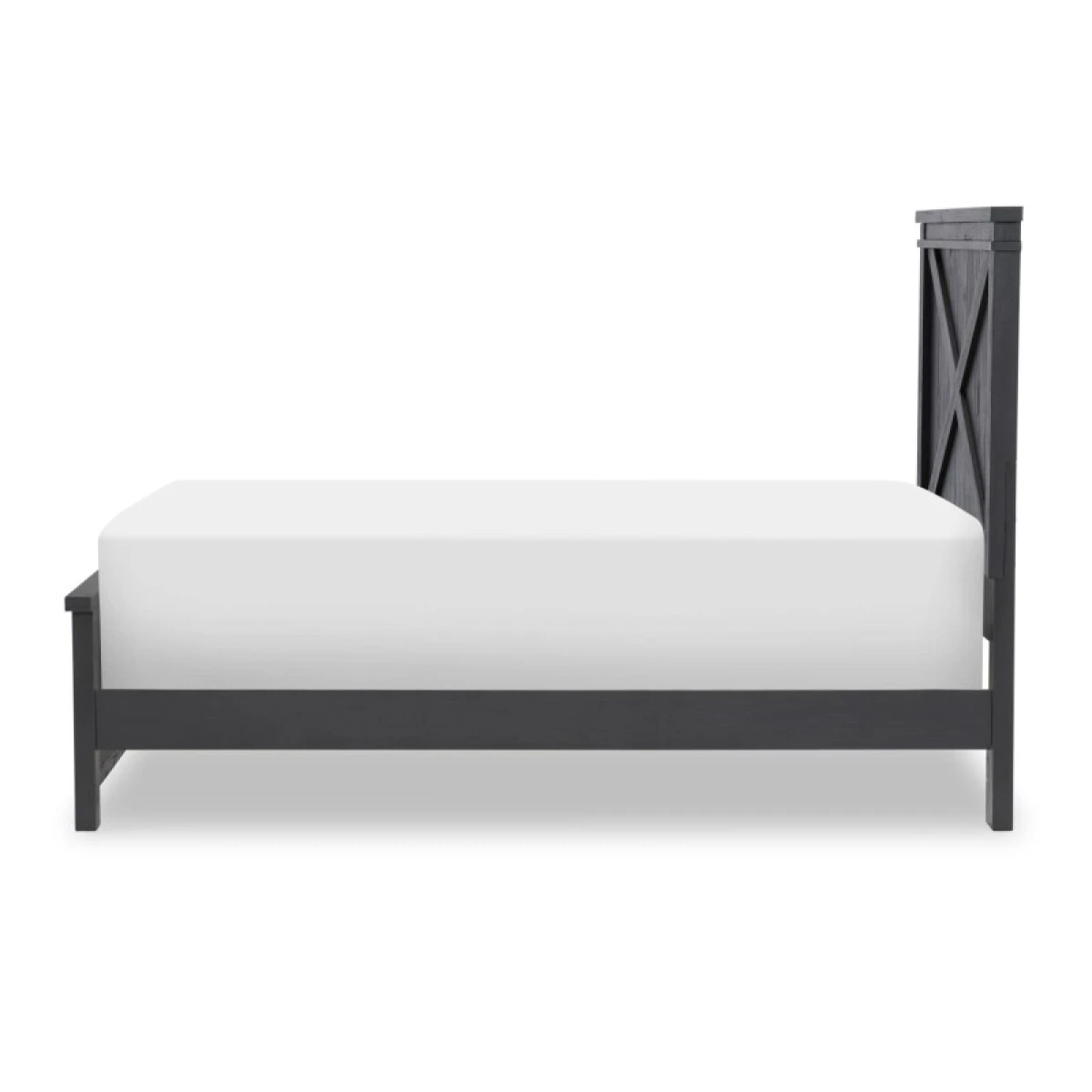 Complete Panel Bed Twin 33 Black Finish Youth Beds Black 7