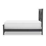Complete Panel Bed Twin 33 Black Finish - Image 5