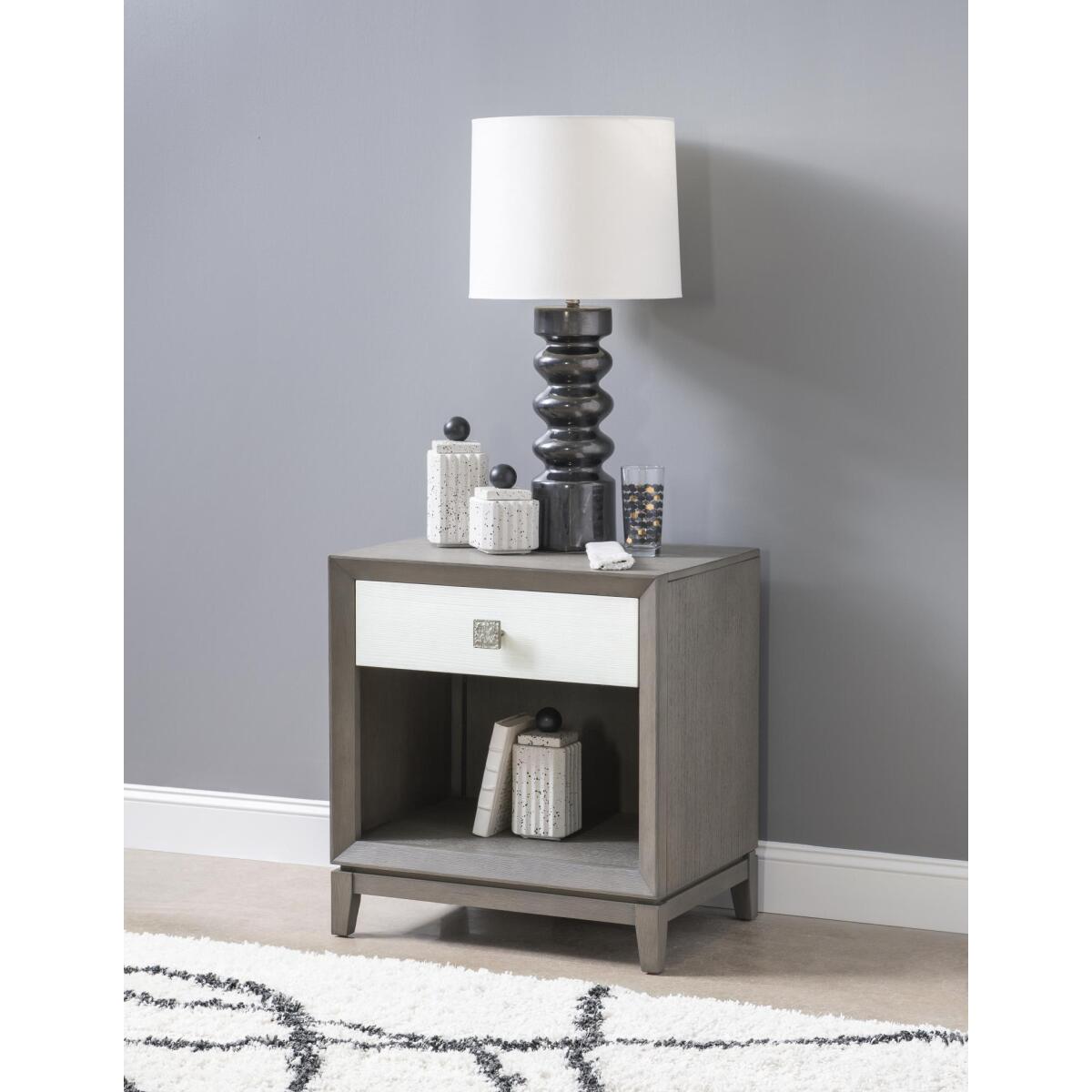Open Nightstand Nightstands Gray 5