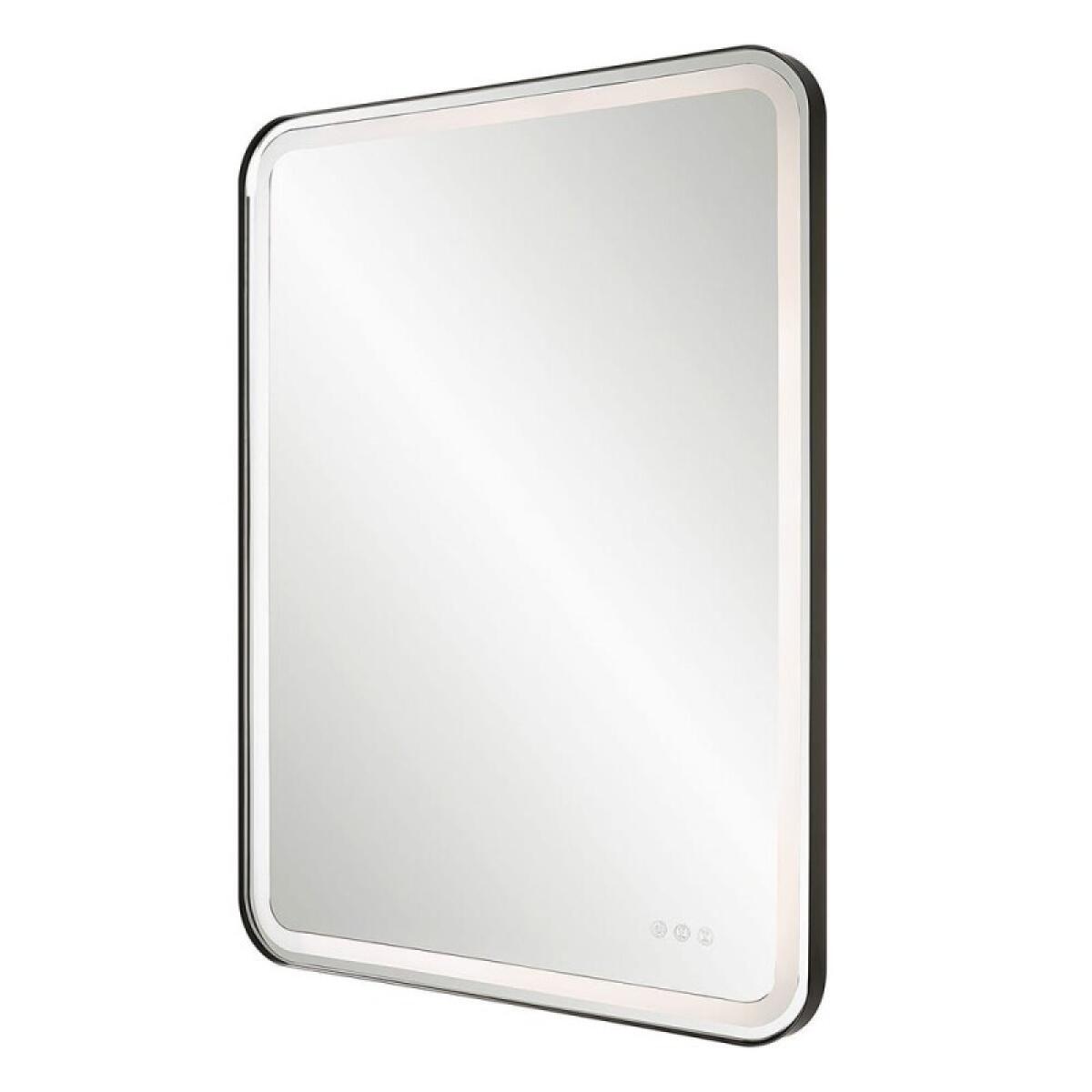 Crofton Lighted Large Mirror, Black - Image 6