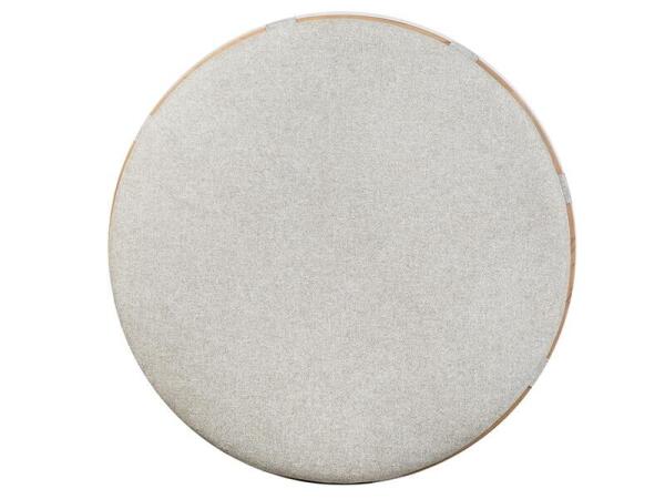 Lindon T5570-45G Round Cocktail Table w/Grey Uph. Top & Casters - Image 4