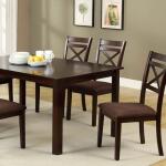 Weston 7 Pc. Dining Table Set Dining Sets Brown 6