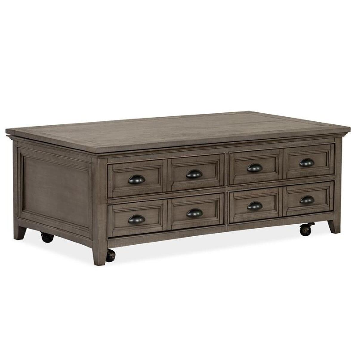 Paxton T4805-50 Lift Top Storage Cocktail Table w/Casters - Image 2