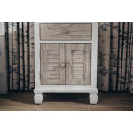 Islamorada 1-drawer / 2-door Electrified Coastal Nightstand - Image 21