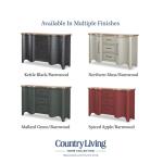 Door Chest 3 Drw Chests Barnwood Oak And Kettle Black 22