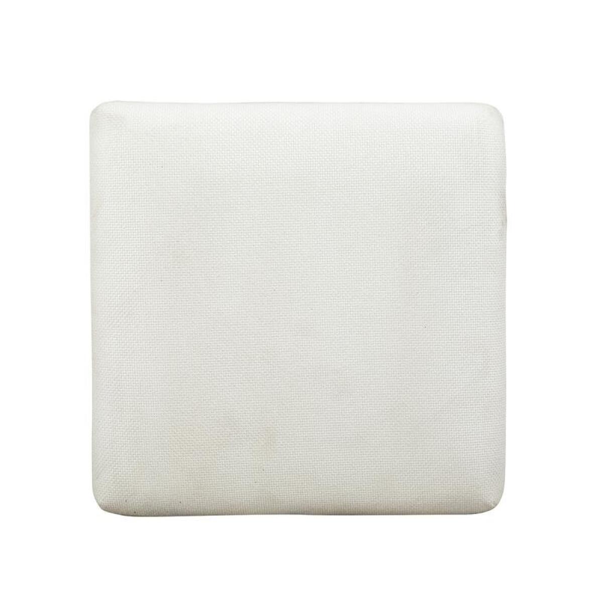 Lindon Stool w/White Upholstered Seat - Image 4