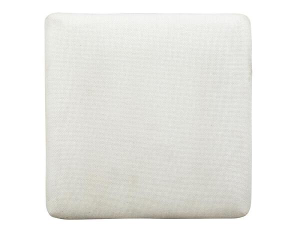 Lindon Stool w/White Upholstered Seat - Image 4