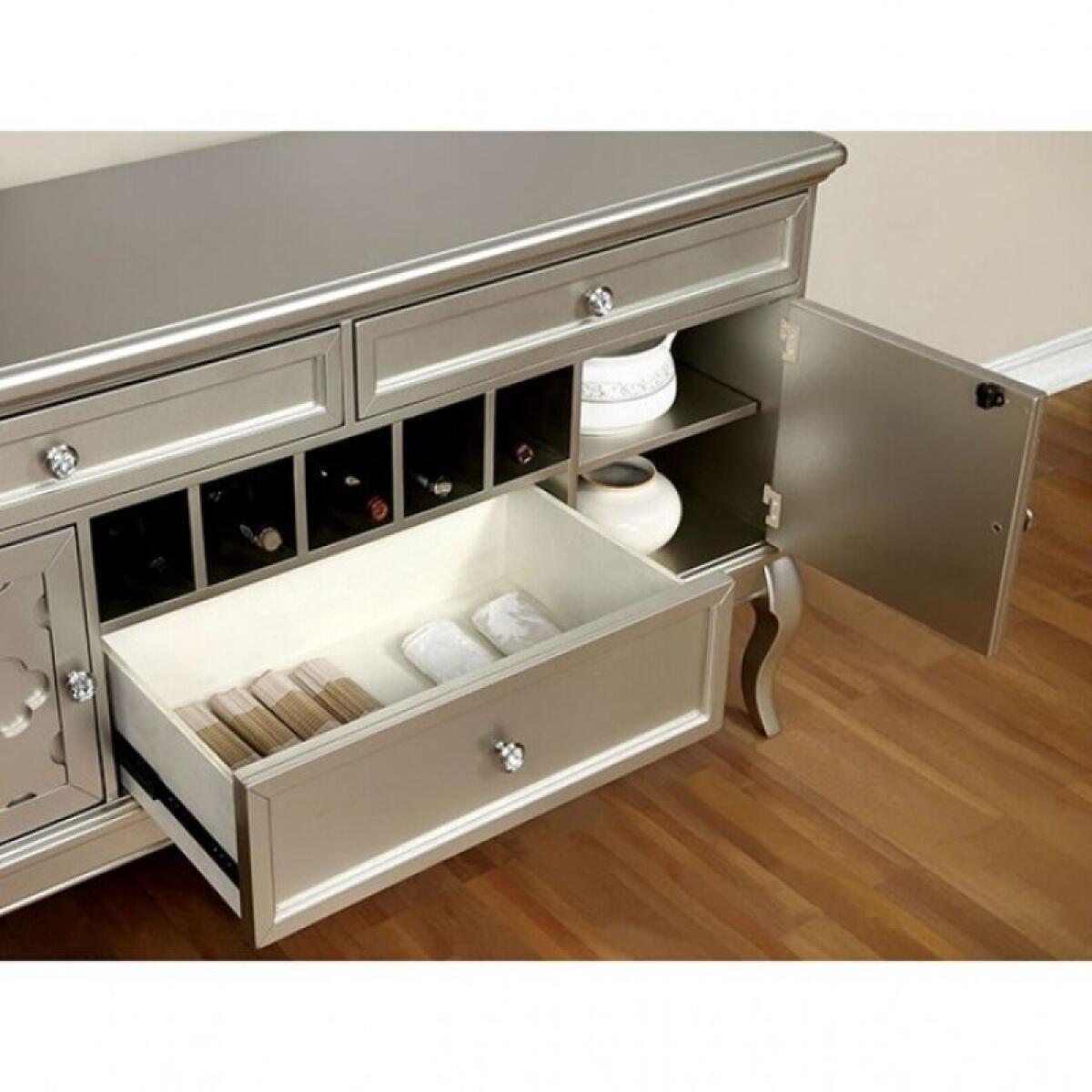 Amina Server Dining Storage Champagne 6
