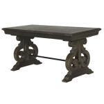 Bellamy Wood Writing Desk Base SU Desk Bases Brown