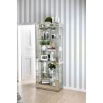 Carrollton Curio Cabinet Dining Storage Chrome 12