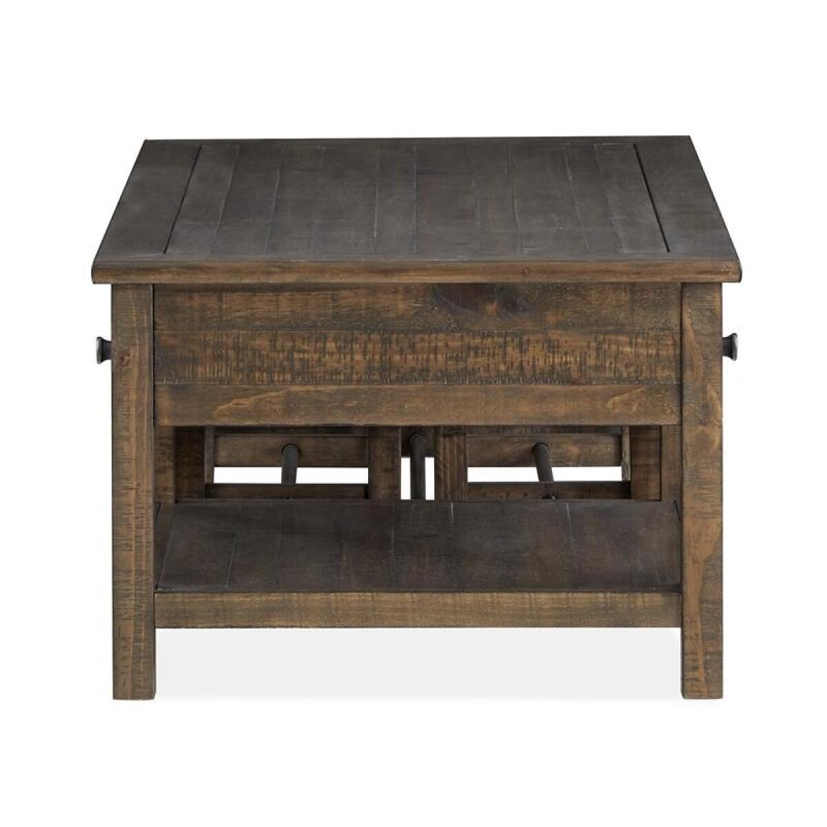 Smithton Rectangular Cocktail Table w/2 Stools - Image 7