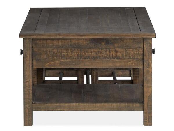 Smithton Rectangular Cocktail Table w/2 Stools - Image 7