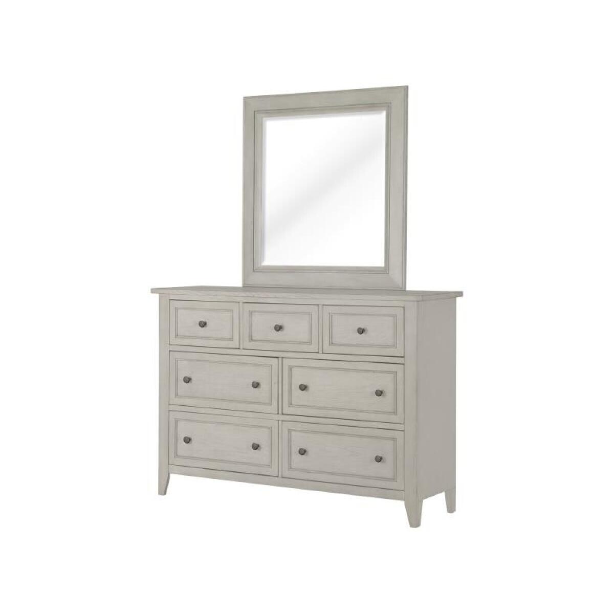 Raelynn Portrait Concave Framed Mirror Bedroom Mirrors Cream 5