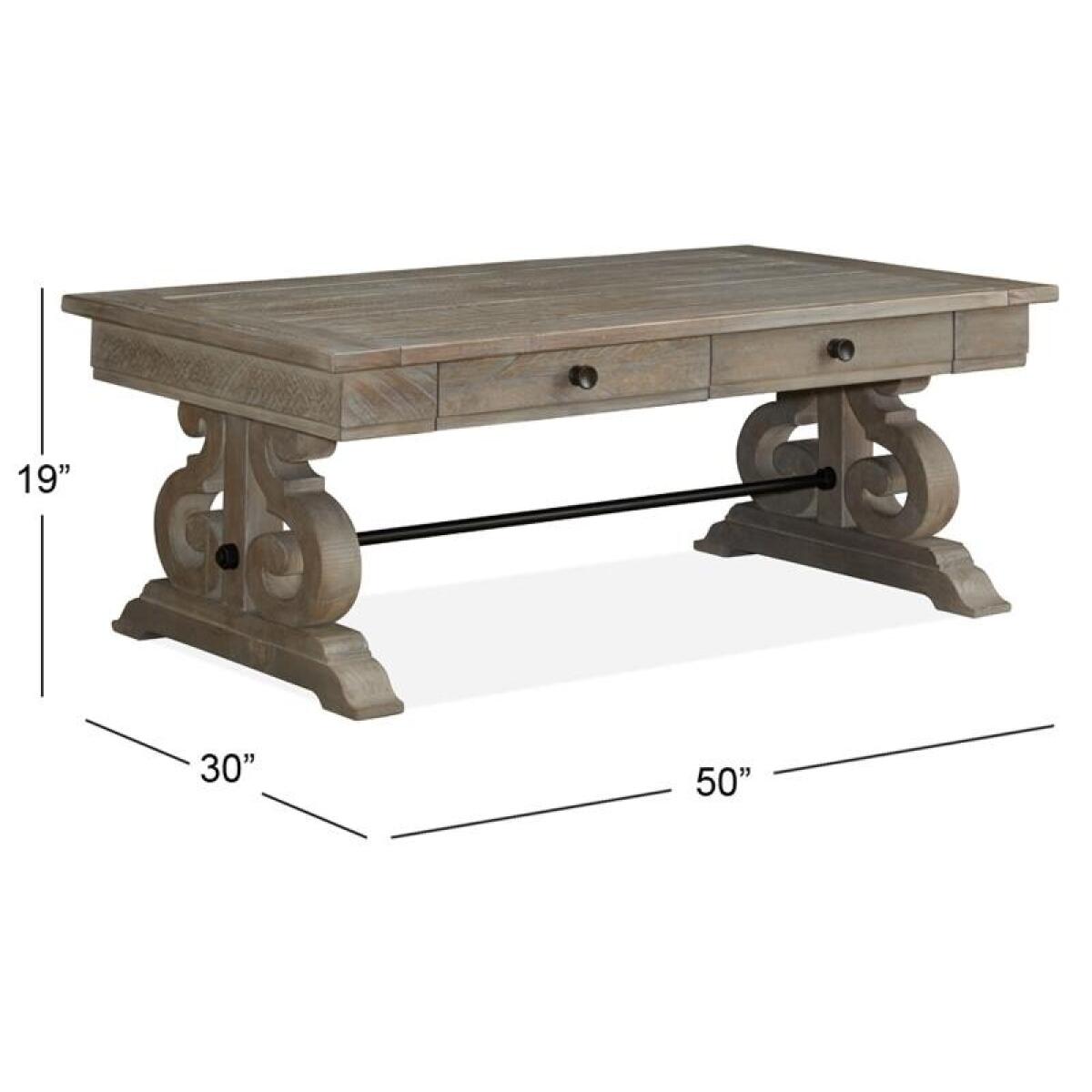 Tinley Park Rectangular Cocktail Table Cocktail & Coffee Tables Brown 5