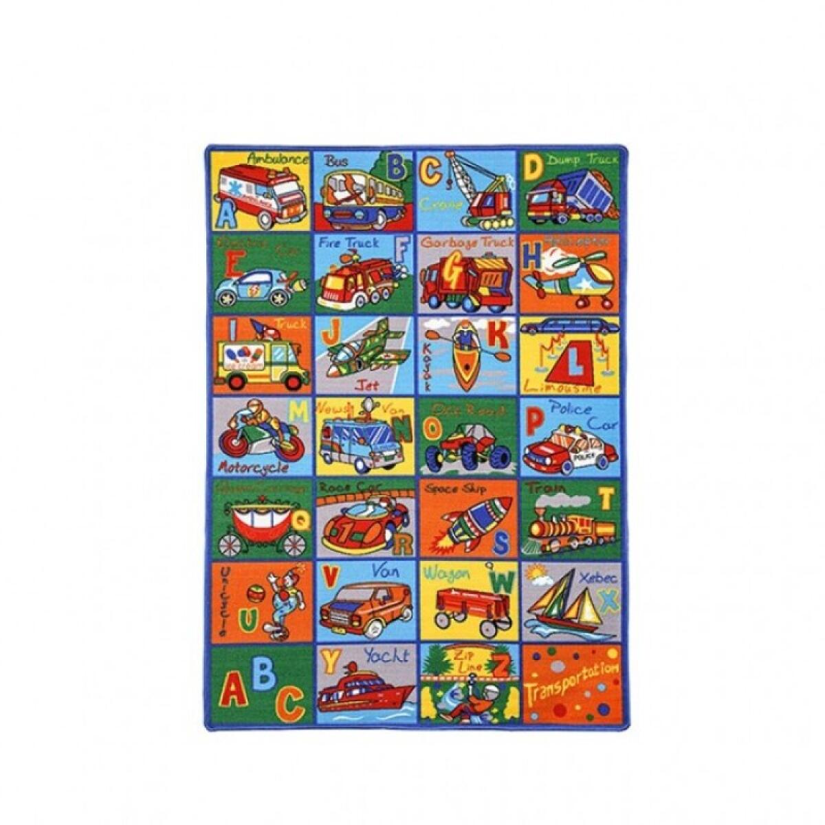 Amos Area Rug 5′ x 7′ Rugs Blue 5