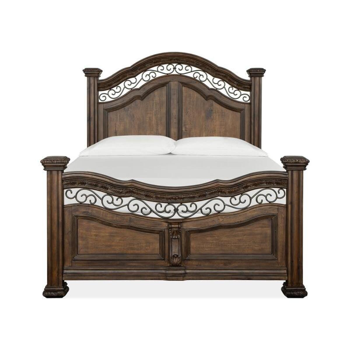 Durango B5133-54R Wood Queen/King Panel Bed Rails SU - Image 2