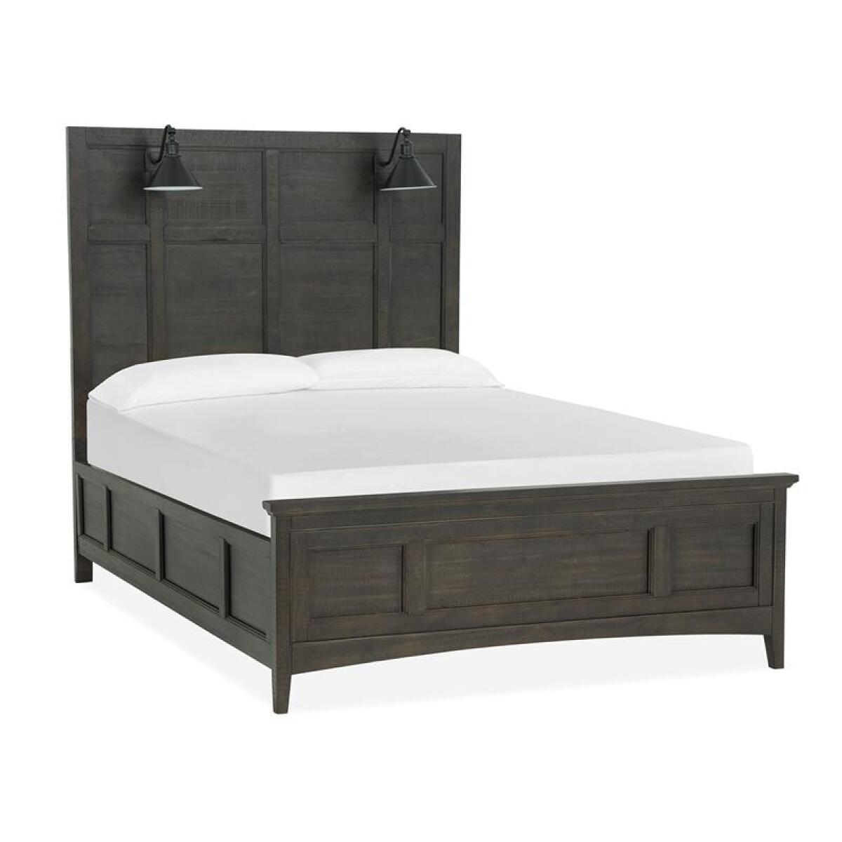 Westley Falls Complete Queen Lamp Panel Bed with Regular Rails - Image 3