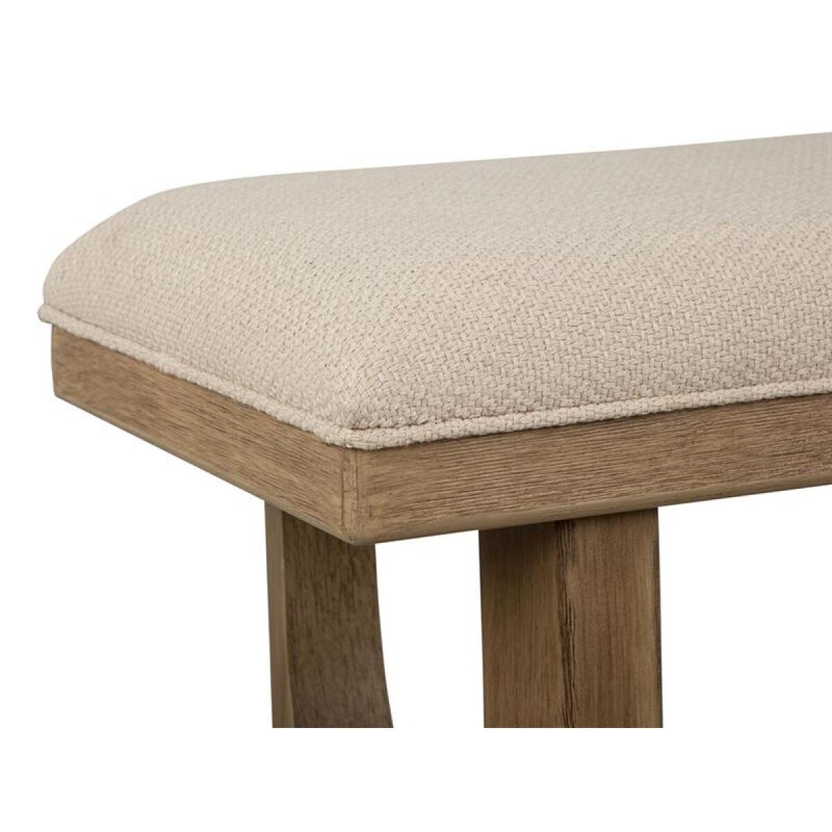 Tristan D5878-68A Backless Bench w/Upholstered Seat & U-Shaped Legs - Image 4