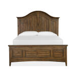 Complete Queen Arched Bed with Regular Rails Beds Beds 9